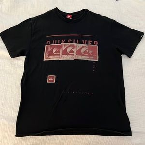 Quicksilver Large Black T-Shirt